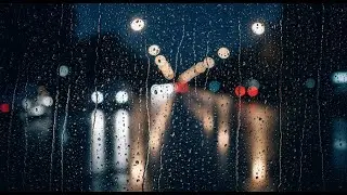Heavy Night Rain Sounds for Deep Sleep and Relaxation  Calming Urban Rain ASMR Ambience