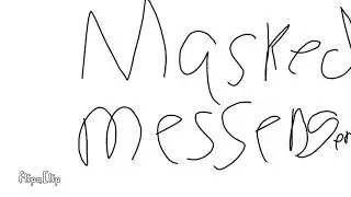 Masked messenger a gift for amikyuu worl # flipaclip  # amikyuu worl!