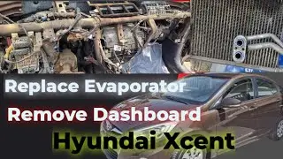 Hyundai Xcent cooling coil Replace | Evaporator repelesment Xcent | Car Ac leaking check | Accent