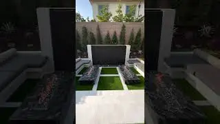 The perfect small space design! 🔥 #luxuryhome #backyarddesign #smallspacegarden #backyard