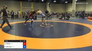 74 Kg Prelims Alfred Daniel Harlem Jets Wrestling Vs Evan Barczak Pennsylvania RTC