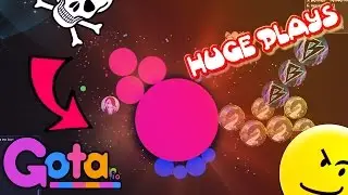 Gota.io - New trick 2017 Solotricksplit *HUGE DOUBLESPLIT AND PUSHSPLIT* HACKS MLG -Mayk