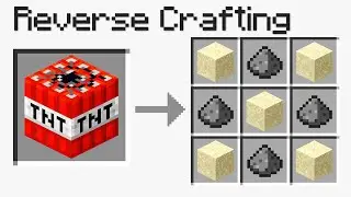 Minecraft REVERSE Crafting That BREAKS Your Brain!