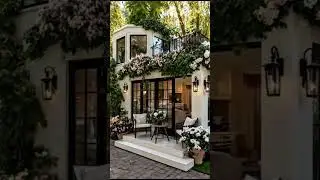 Dream Tiny House with a Flower Paradise 🌿✨ #tinyhouse #dreamhouse #tinyhome