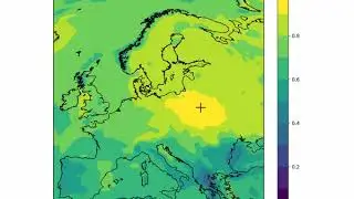 Everything is connected #2 - spatial correlation of solar radiation in winter over Europe