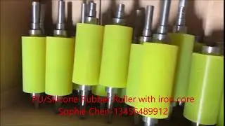 PU or Silicone Rubber Roller with iron core