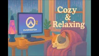 cozy overwatch 2 playing in another room and it's raining (soothing sound of rain)