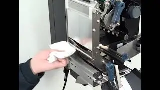 SATO LR4NX-FA Print Engine - How to clean paper and ribbon path