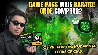 🚨 &Uacute;LTIMO DIA! ONDE COMPRAR GAME PASS MAIS BARATO ANTES DO AUMENTO? 💸 LOJAS SEGURARAM AT&Eacute; HOJE!