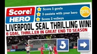 Score Hero Level 376 (3 Stars) Walkthrough - Totenham Hotspur vs Liverpool FC
