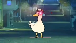 Shuba duck staring menacingly | Hololive meme