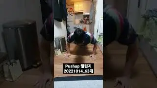 #pushupchallenge 20221014_63개