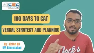 100 Days to CAT | Verbal Strategy & Planning