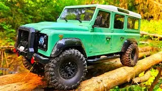 Landrover Defender // FM101  Crawler 4WD RTR // Ma&szlig;stab 1:8 Testfahrt