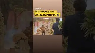 Sunjay dutt Fighting scene At Shooting of Baghi 4 । #baghi4 #sunjaydutt #viral #bollywood #filmcity