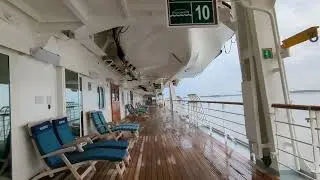 Cruise ship Bolette. A walk around some of the public areas.