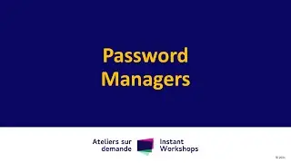Password Managers