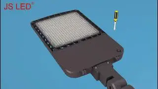 LED Parking Lot Light Installation and Overview