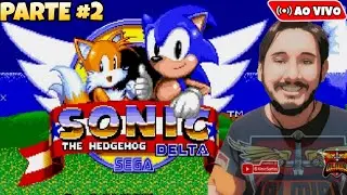 Sonic Delta Origins - Parte 2 - (Hack de Mega Drive) - Direto do Mister FPGA - Ao Vivo