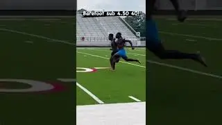 How fast can you run barefoot #athlete #fitness #track #speed #trackandfield #motivation #training
