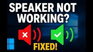 No Sound on Windows Laptop/Desktop &ndash; Speaker Not Working FIX (Driver Update)