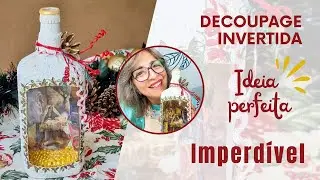 FANTÁSTICO!!! Essa ficou incrível. Decoração na Garrafa como você nunca viu! DIY Natal EP - 255