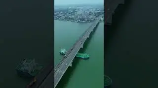 Ship vs Bridge: Who Wins? 😱 Unseen Drone View of Industrial Bangladesh | Islamic status | Drone View