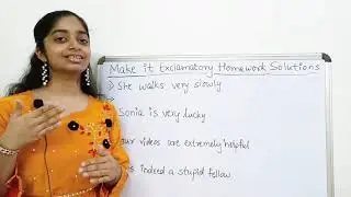 Make It Exclamatory Homework Solutions | Exclamatory Sentences| Assertive to Exclamatory| EngliTales