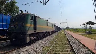 WAG 9 Locomotive | MAAL GAADI FREIGHT TRAIN | BCNHL WAGON INDIAN RAILWAYS