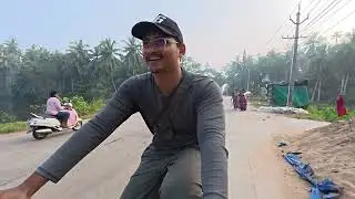 Amalapuram to Kanakayalanka Cycling Ride | Beautiful Island View | Full Travel Vlog