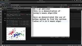 Finding optimum k in K-means Algorithm