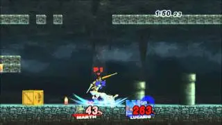 [SSBB TAS]Roy vs. Mewtwo(Character Hacks)