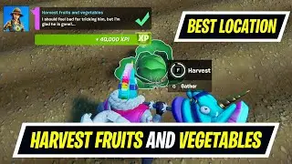 Harvest fruits and vegetables locations in Fortnite - Week 14 Quest Challenge