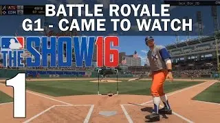 MLB 16 The Show | Diamond Dynasty Battle Royale Gameplay Ep. 1 | Came to Watch