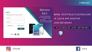 JtextField PlaceHolder in Java Netbeans Simple Code