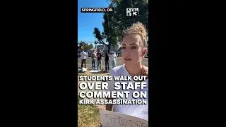 Oregon students protest staff member's comment on Charlie Kirk's death