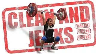 Clean and Jerks 1x80 kg  1x83 kg  1x84 kg #weightlifting #olympicweightlifting #cleanandjerk
