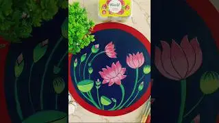 lotus flower drawing on mdf😱❤️।MDF drawing ideas #drawing #art #painting #viral #shorts #mdf #artist