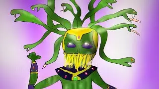 Drawing Medusa from the Masked Singer Season 9