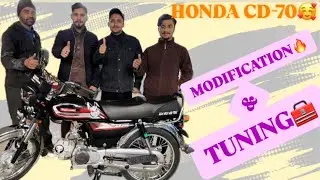 HONDA CD-70 2025 MODEL|TUNING|MODIFICATION |FULL BODY WASH e.t.c