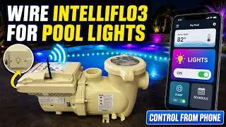 Wiring Intelliflo 3 and pool lights 