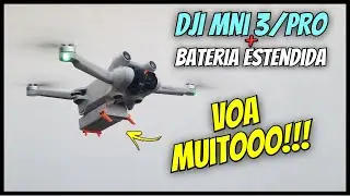 BATERIA ESTENDIDA PARA DJI MINI 3 VS BATERIA PLUS 😳 - TESTE DE AUTONOMIA