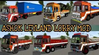 TOP 6 ASHOK LEYLAND LORRY MOD COLLECTION FOR BUS SIMULATOR INDONESIA