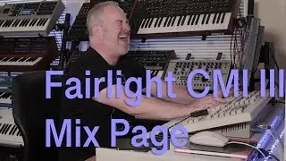 Fairlight CMI III MIX Page