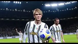 David Beckham in Juventus vs FC Barcelona - PES 2021 Season Update (PS4) Gameplay