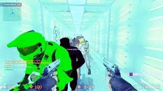 Counter Strike Source - Zombie Escape Mod online gameplay on Resident Evil Map