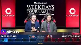 EVOS VS AEROWOLF ROXY MATCH 2 CODASHOP WEEKDAYS TOURNAMENT || EVOS MEMBALAS KEKALAHAN?