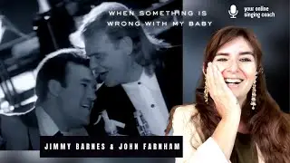 Jimmy Barnes & John Farnham - When Something Is Wrong With My Baby -  Vocal Coach Reaction/Analysis