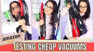 TESTING CHEAP VACUUMS FROM AMAZON | Dirt Devil, Eureka, Toppin