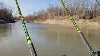 This Rod GOT SLAMMED!!! (River Fishing)